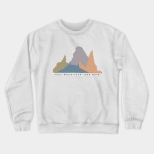 Four Mountains, One Park Crewneck Sweatshirt